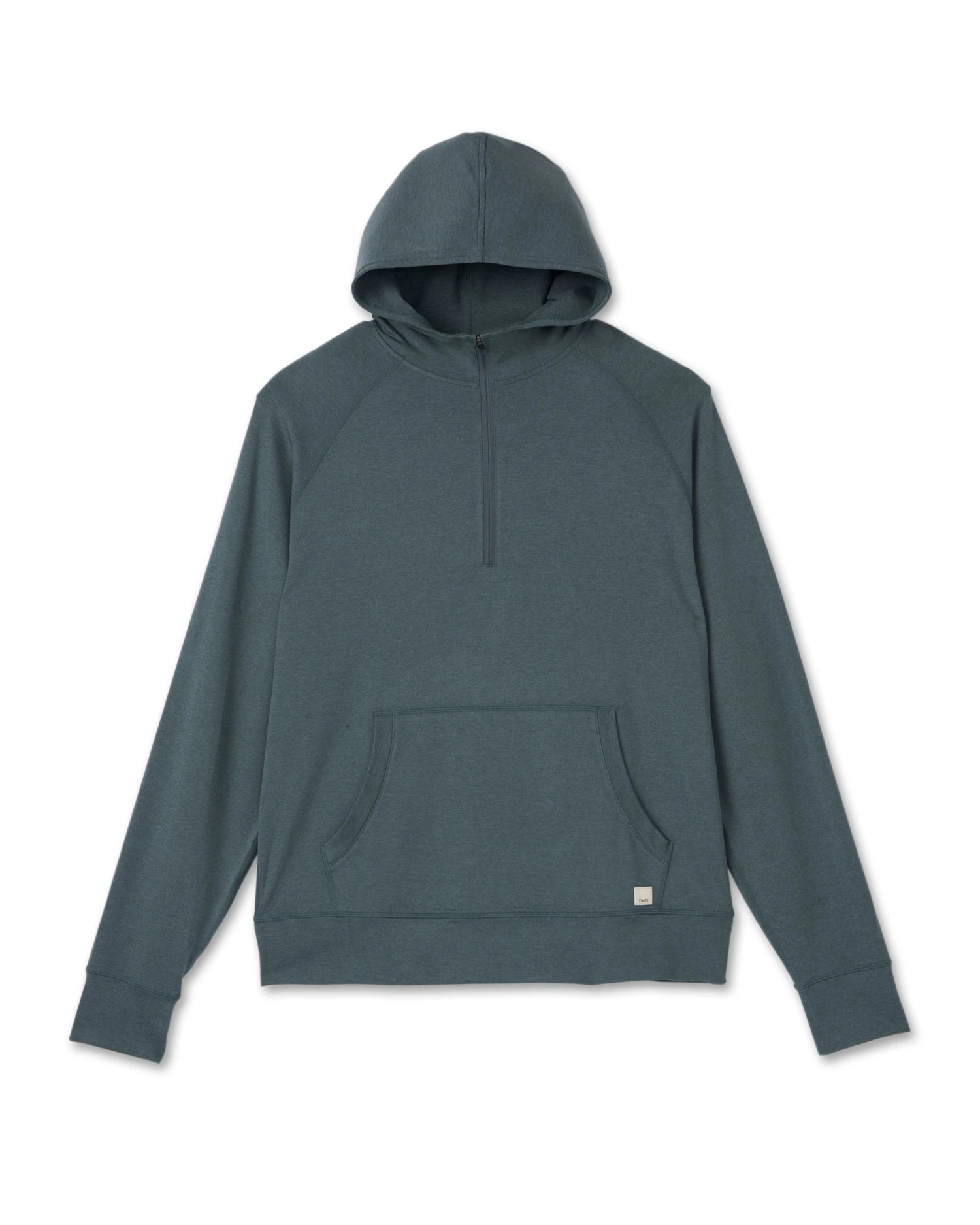 Ponto Performance Half Zip Hoodie | Lake Heather 1 Ponto Performance Half Zip Hoodie | Lake Heather