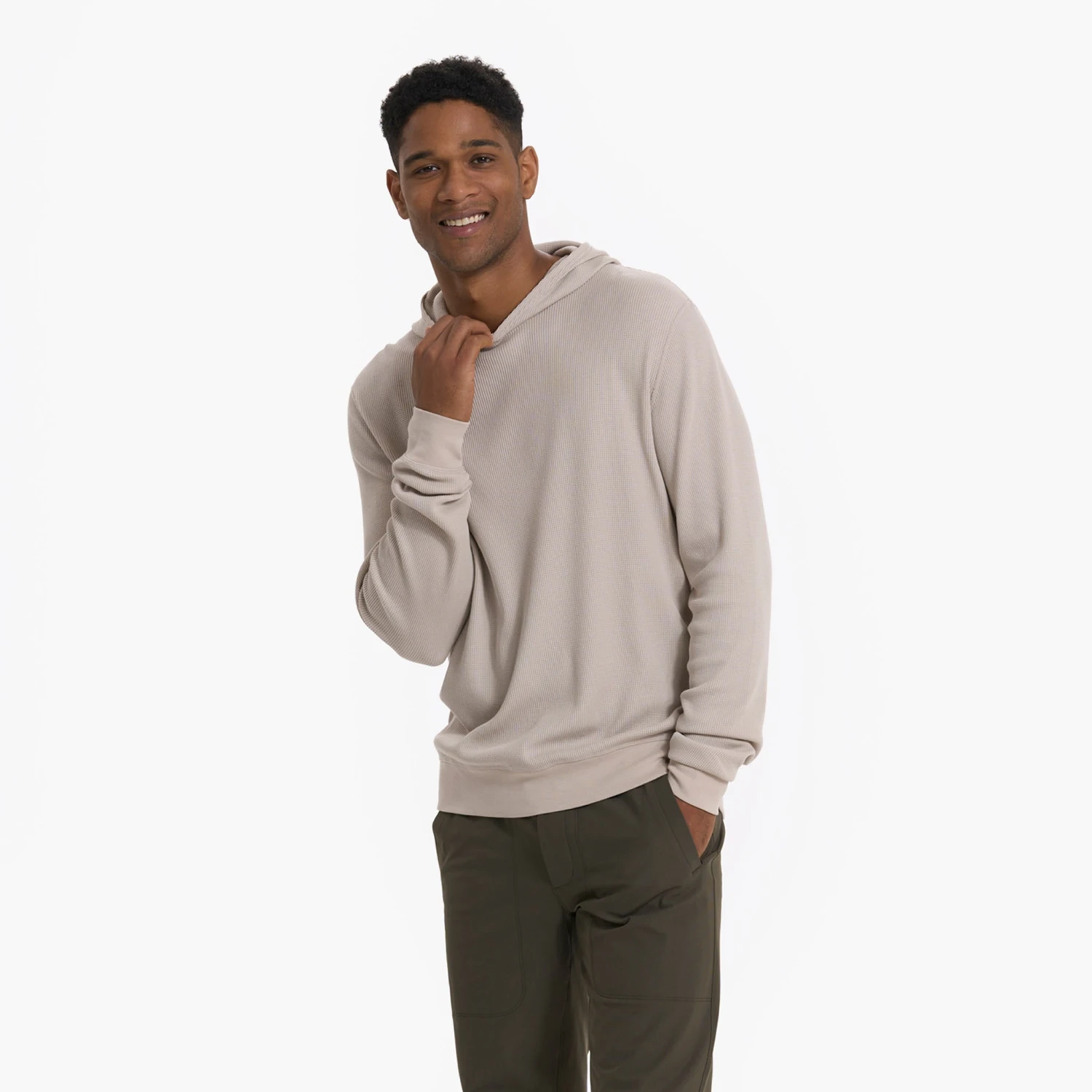 Waffle Hoodie | Dark Salt 2 Waffle Hoodie | Dark Salt - Image 2