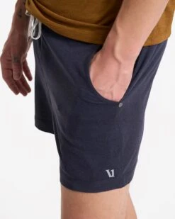 Ponto Short 5" | Midnight Heather -Vuori Clothing Store V3005HMD 08279