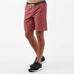 Kore Short | Saltwater Red -Vuori Clothing Store V302.14SWR 2
