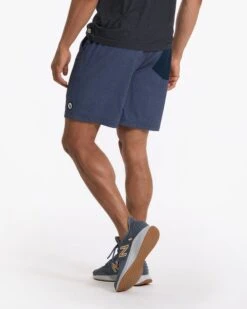 Kore Short | Azure Dashed Lines -Vuori Clothing Store V302ADL 0607