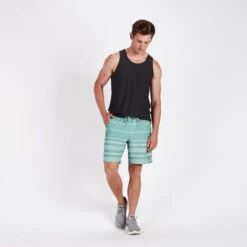 Kore Short | Aloe Stripe -Vuori Clothing Store V302ALS 5