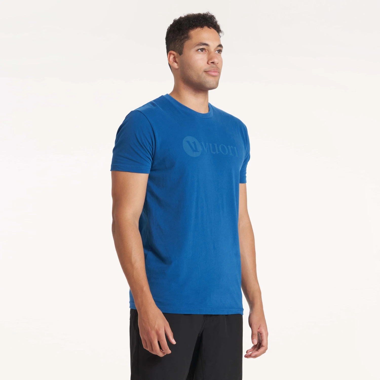 V1 Vuori Wordmark Logo Tee | Sea 3 V1 Vuori Wordmark Logo Tee | Sea - Image 3