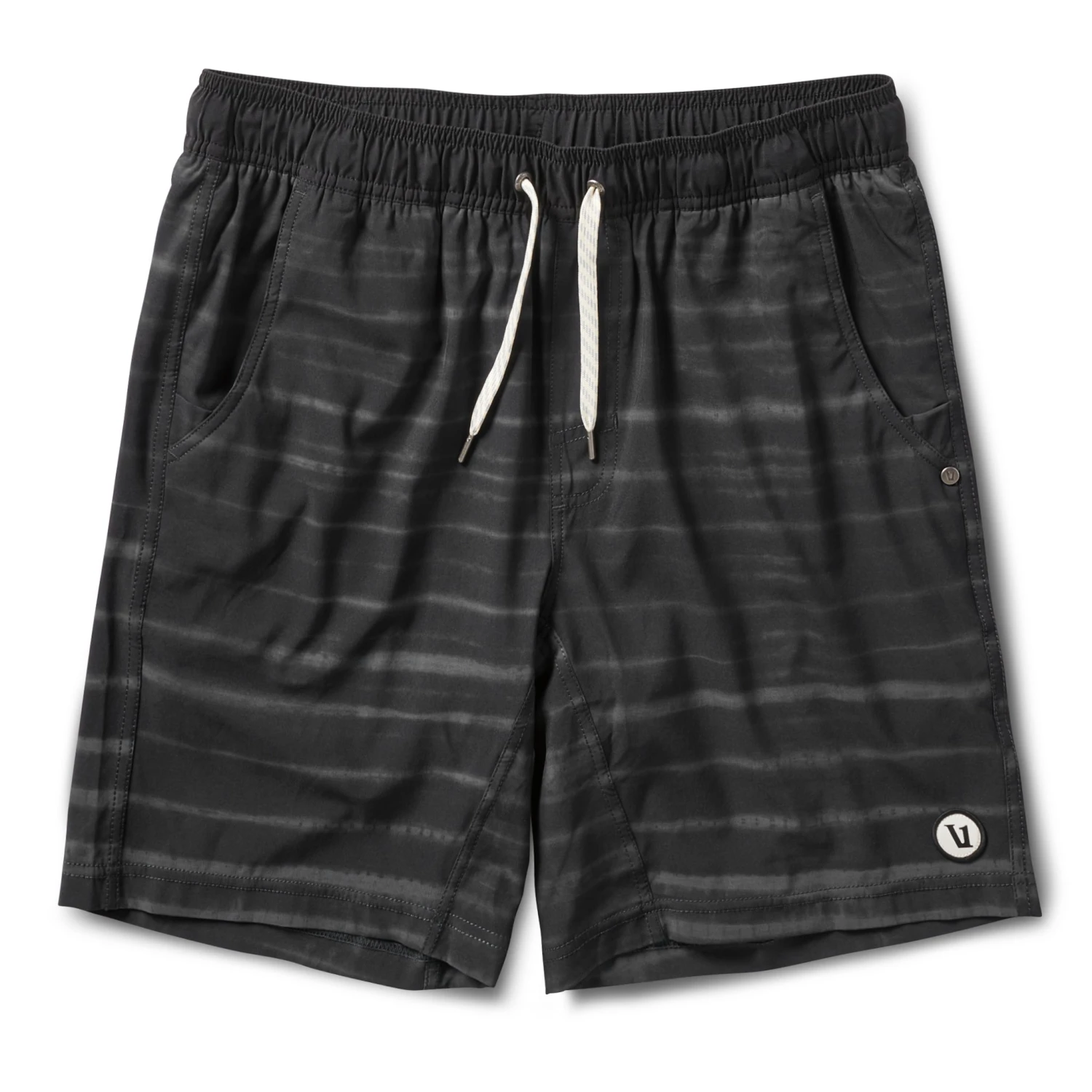 Kore Short | Black Shibori Stripe 1 Kore Short | Black Shibori Stripe