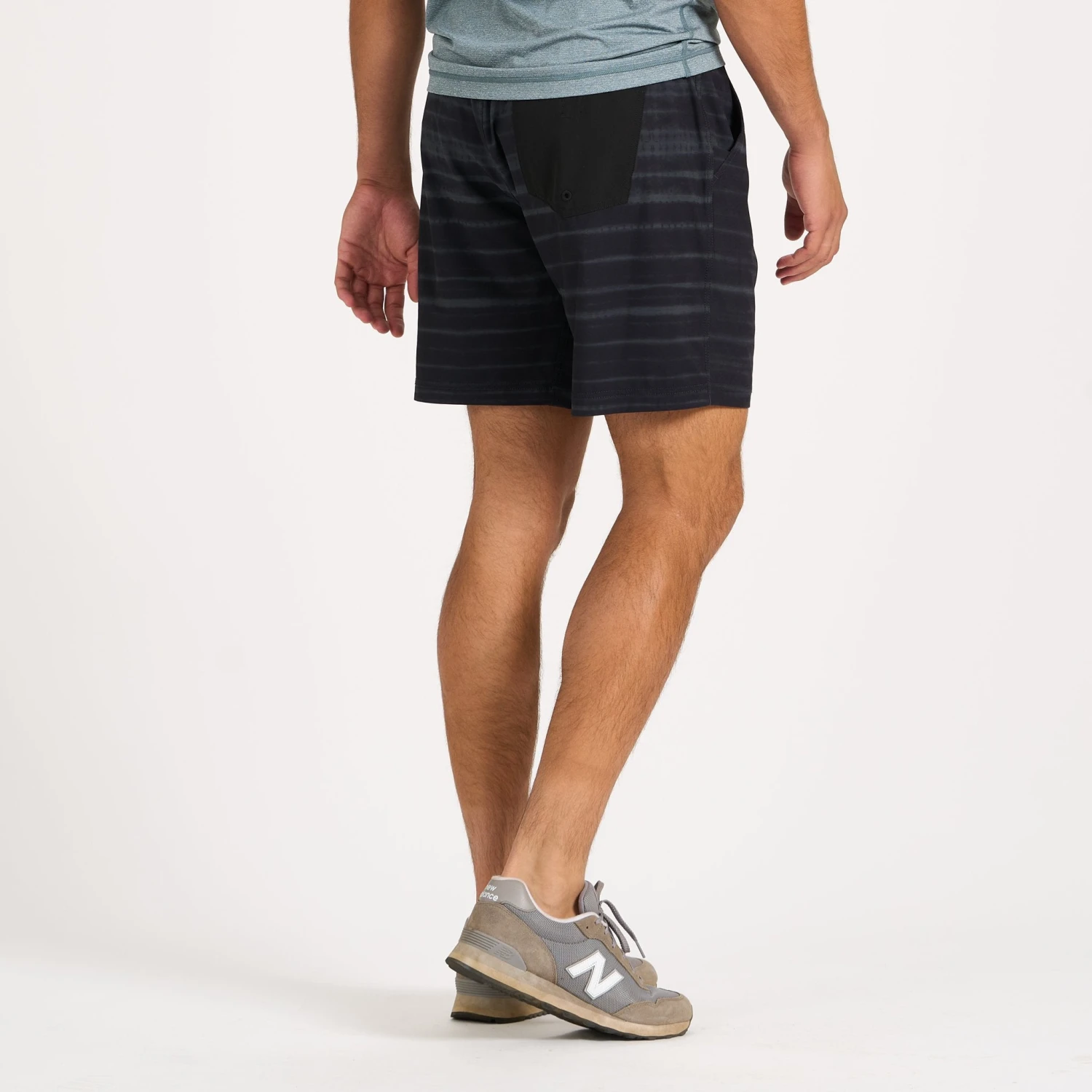 Kore Short | Black Shibori Stripe 4 Kore Short | Black Shibori Stripe - Image 4