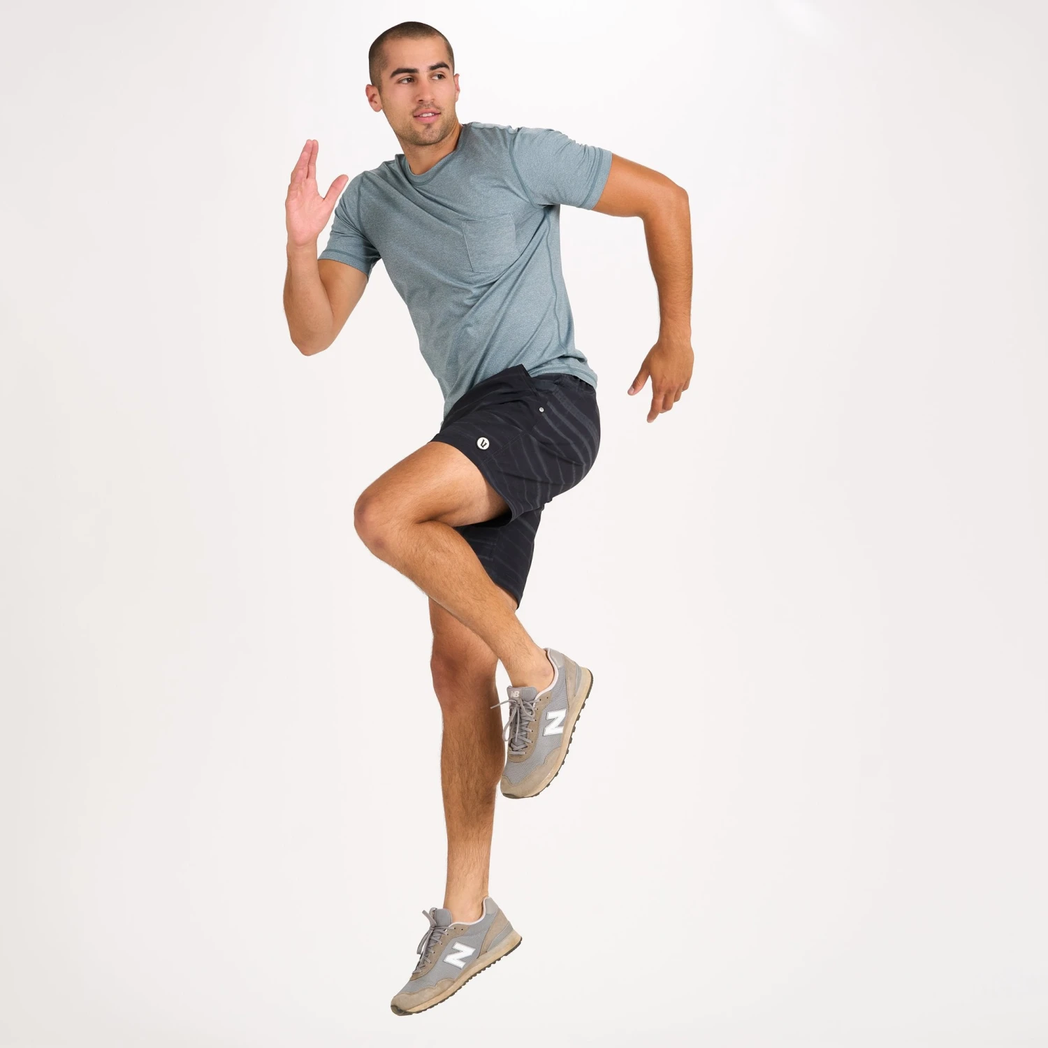 Kore Short | Black Shibori Stripe 5 Kore Short | Black Shibori Stripe - Image 5