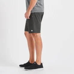 Kore Short | Evergreen Black Stripe -Vuori Clothing Store V302EBS 2 update