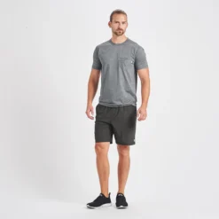 Kore Short | Evergreen Black Stripe -Vuori Clothing Store V302EBS 4 update