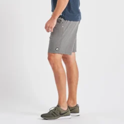Kore Short | Grey Linen Texture -Vuori Clothing Store V302GRL 2 1db33c21 4f91 4247 9cad 2c8f2bd4ddb0