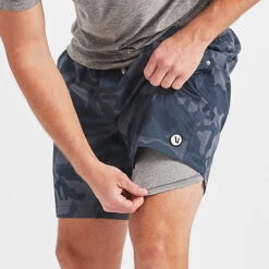 Kore Short | Navy Camo -Vuori Clothing Store V302NCM 5
