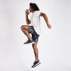 Kore Short | Navy Vintage Floral -Vuori Clothing Store V302NVF 6