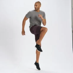 Kore Short | Oxblood Texture Block -Vuori Clothing Store V302OTB 4