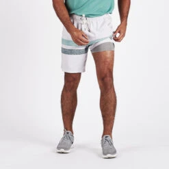 Kore Short | Salt Aloe Texture -Vuori Clothing Store V302SAT 3