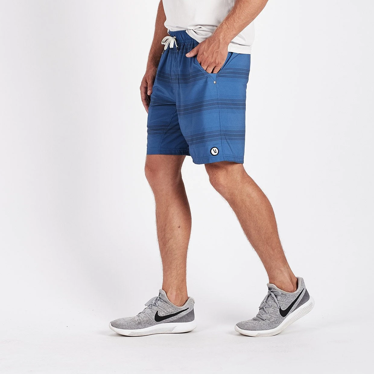 Kore Short | Sea Charcoal Stripe 3 Kore Short | Sea Charcoal Stripe - Image 3