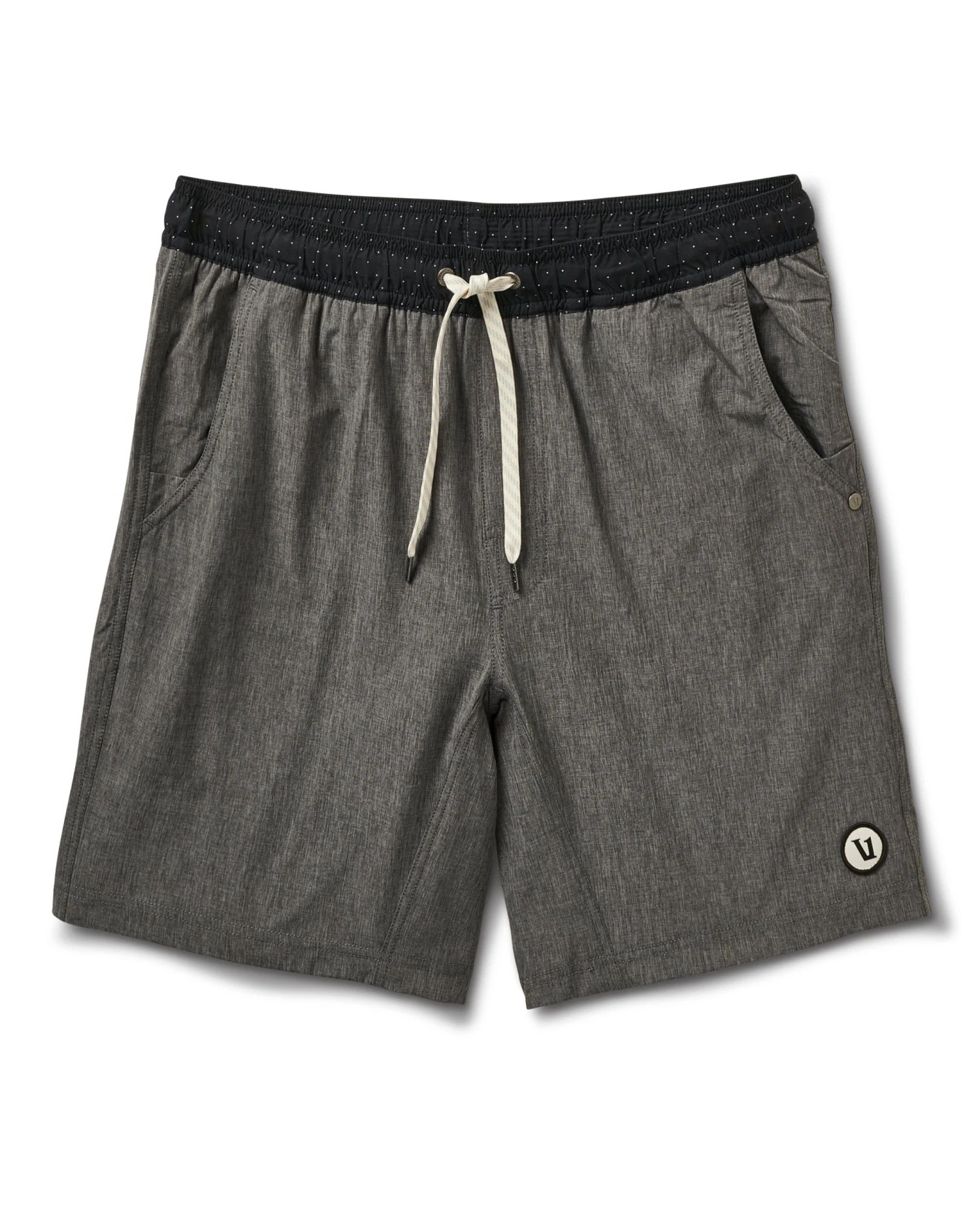 Kore Short | Vintage Charcoal Linen Texture 1 Kore Short | Vintage Charcoal Linen Texture