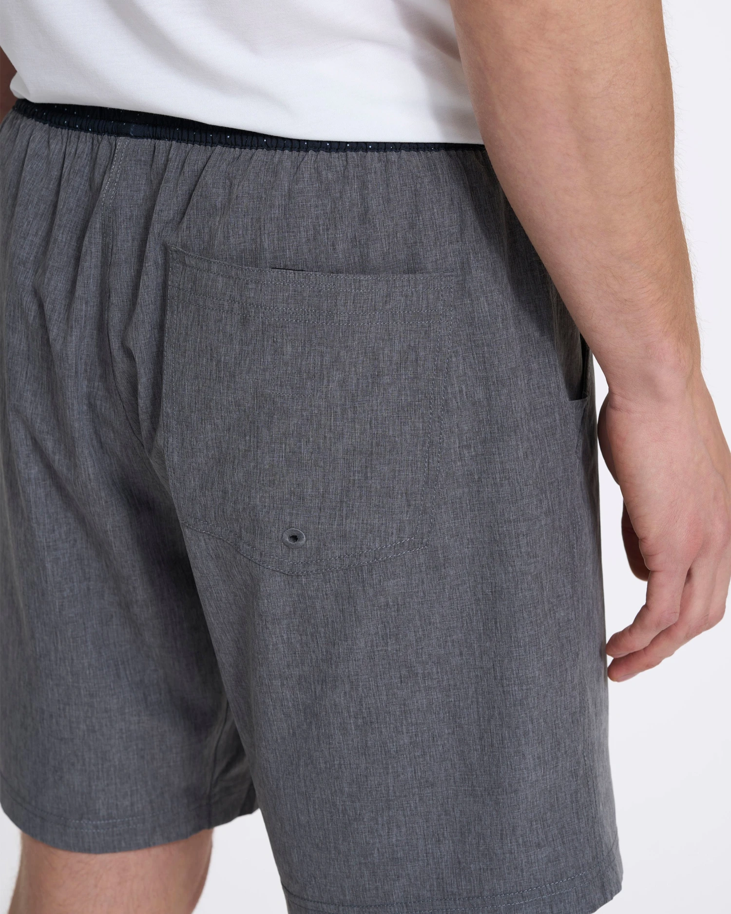 Kore Short | Vintage Charcoal Linen Texture 5 Kore Short | Vintage Charcoal Linen Texture - Image 5