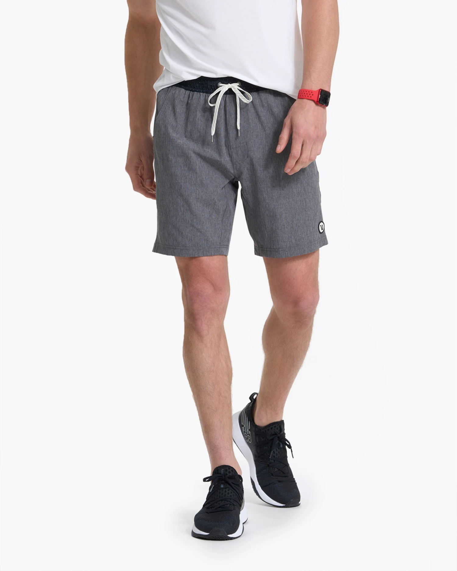 Kore Short | Vintage Charcoal Linen Texture 2 Kore Short | Vintage Charcoal Linen Texture - Image 2