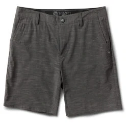 Maldive Short | Black Textured Stripe