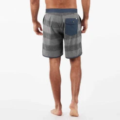 Cruise Boardshort | Grey Texture Stripe -Vuori Clothing Store V314.08GTS 2