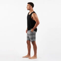 Cruise Boardshort | Grey Texture Stripe -Vuori Clothing Store V314.08GTS 3