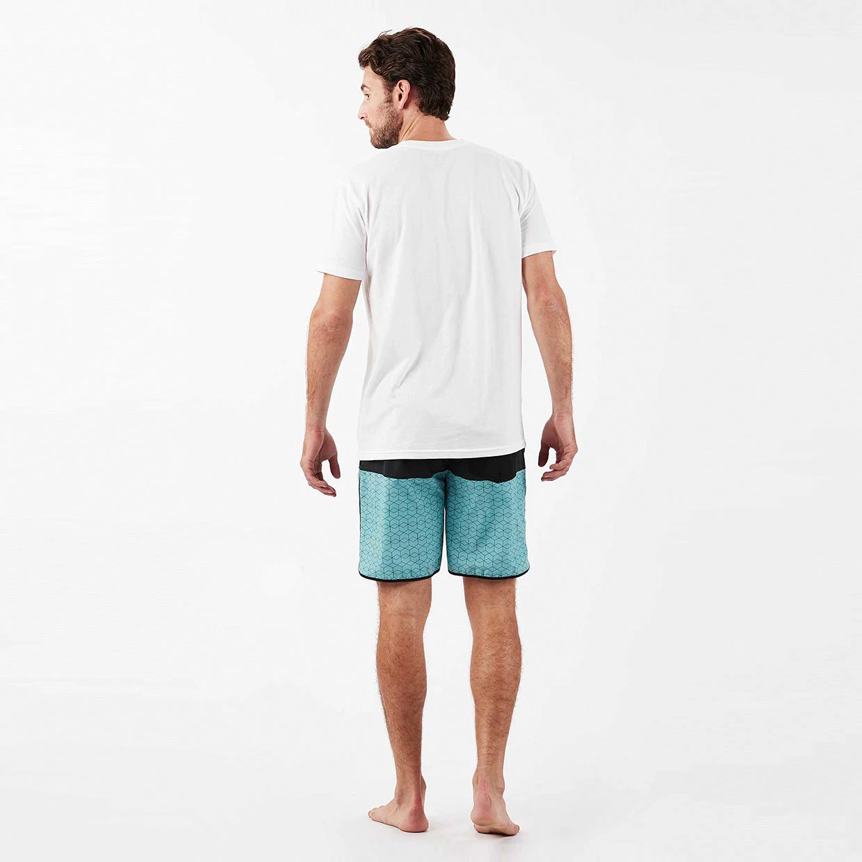 Cruise Boardshort | Glacier Hex Block 5 Cruise Boardshort | Glacier Hex Block - Image 5