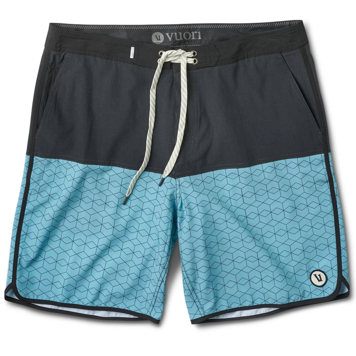 Cruise Boardshort | Glacier Hex Block 1 Cruise Boardshort | Glacier Hex Block