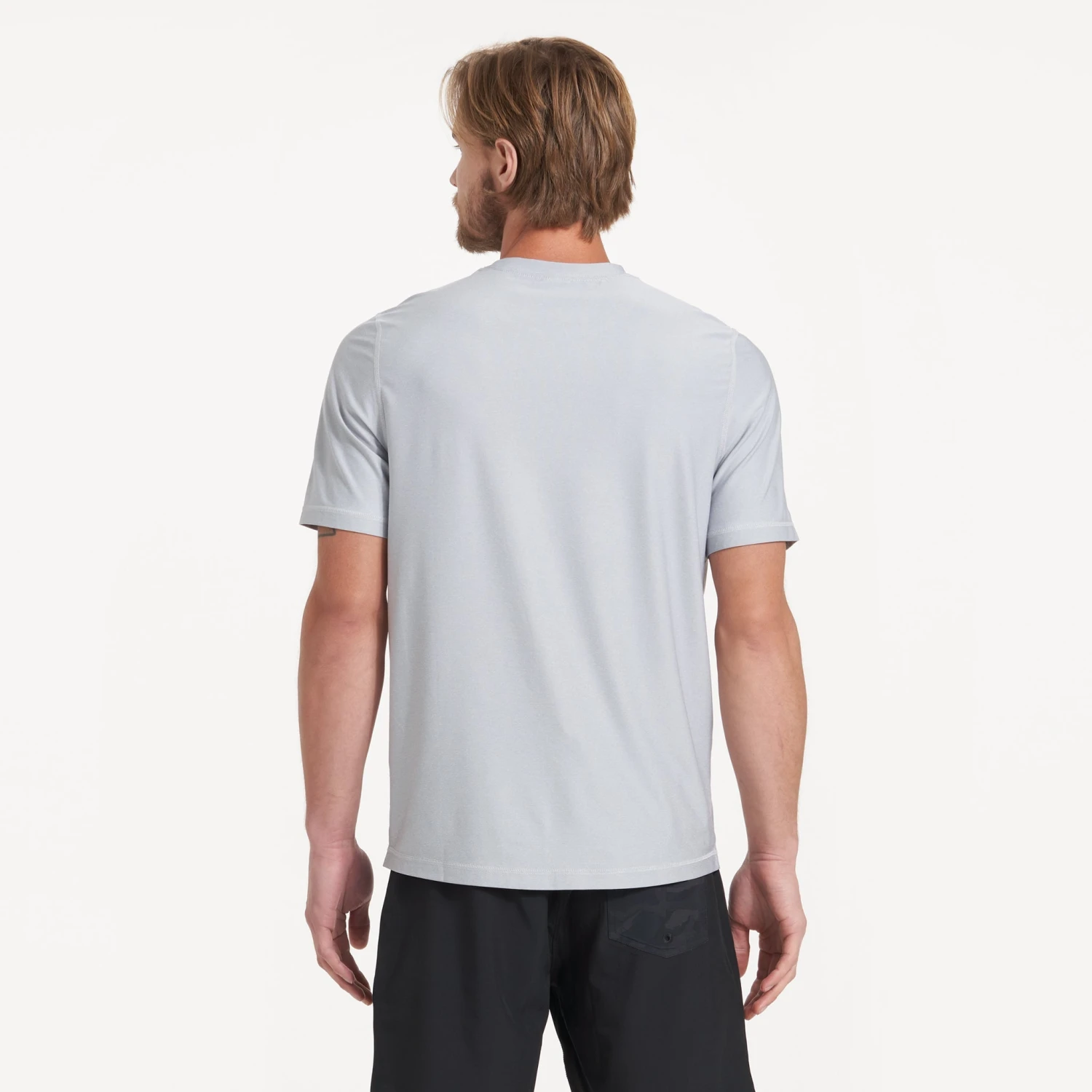 Short-Sleeve Uluwatu 2.0 Water Tee | Platinum Heather 4 Short-Sleeve Uluwatu 2.0 Water Tee | Platinum Heather - Image 4