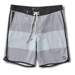 Cruise Boardshort | Grey Sea Glass Wave Stripe