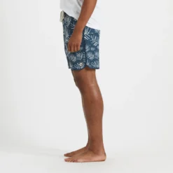 Cruise Boardshort | Indigo Floating Palm -Vuori Clothing Store V314IFP 2