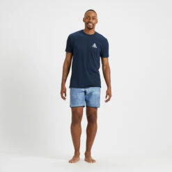 Cruise Boardshort | Indigo Wave Break -Vuori Clothing Store V314IWB 4