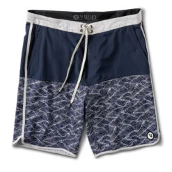 Cruise Boardshort | Navy Wave Block