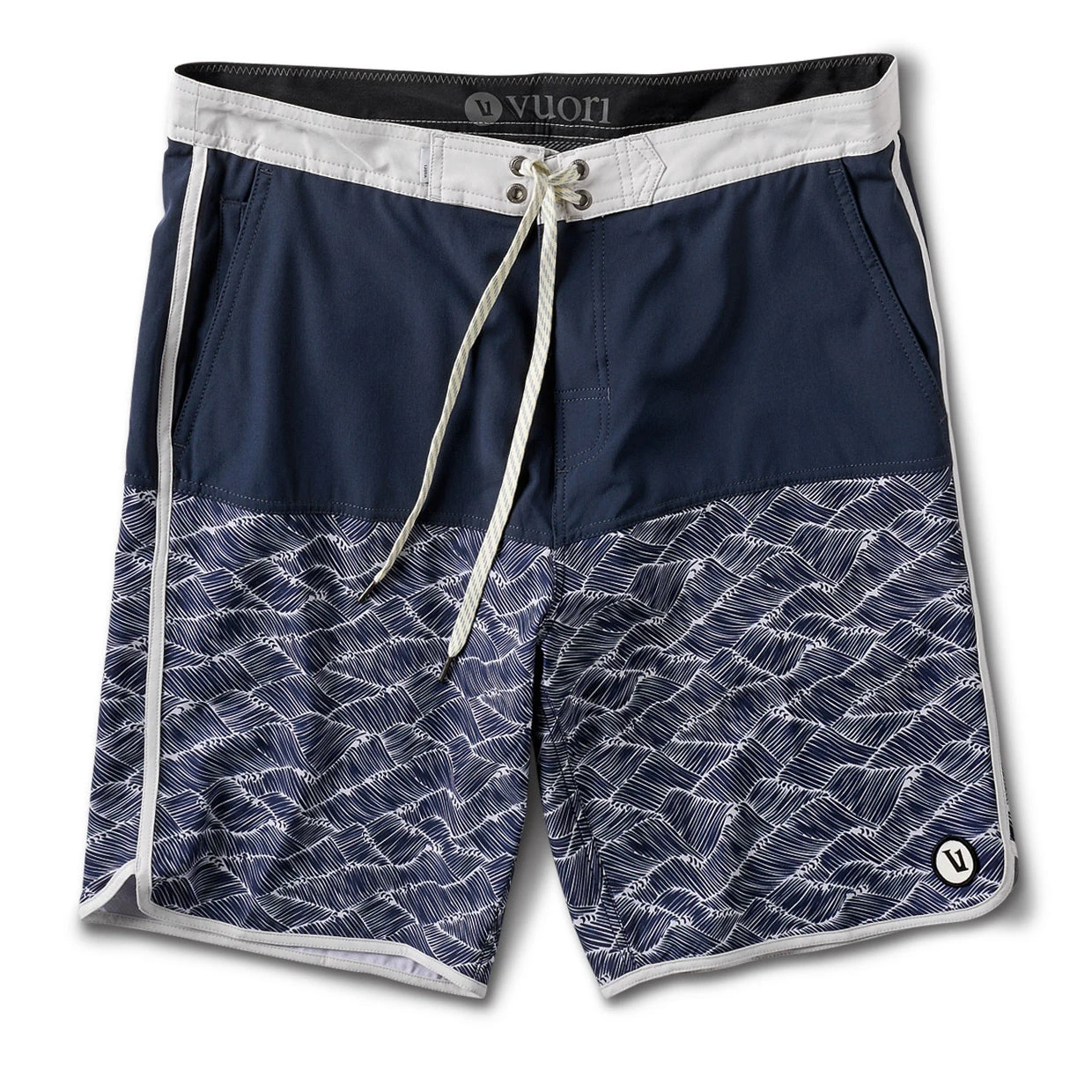 Cruise Boardshort | Navy Wave Block 1 Cruise Boardshort | Navy Wave Block