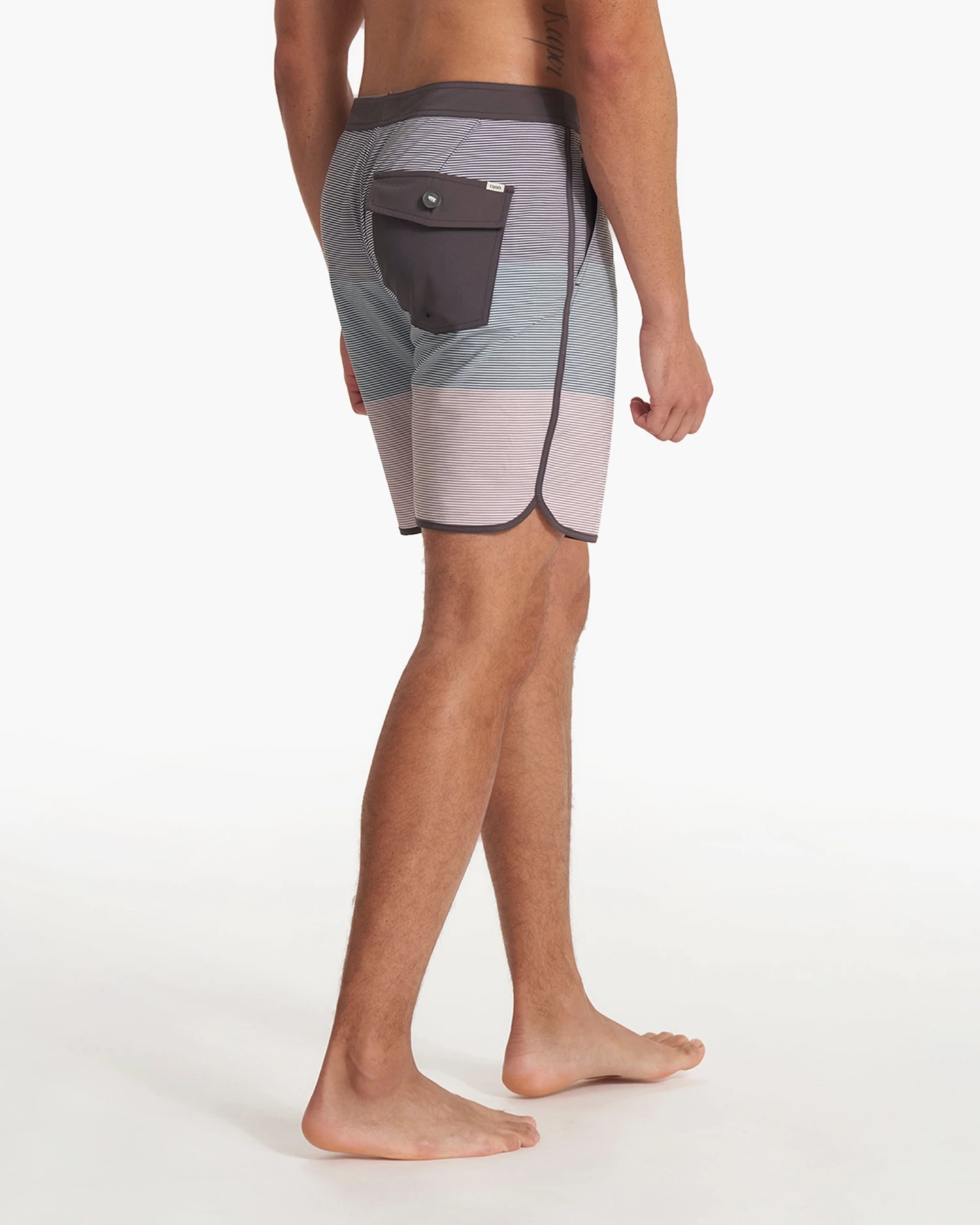 Cruise Boardshort | Plum Wave Stripe 4 Cruise Boardshort | Plum Wave Stripe - Image 4