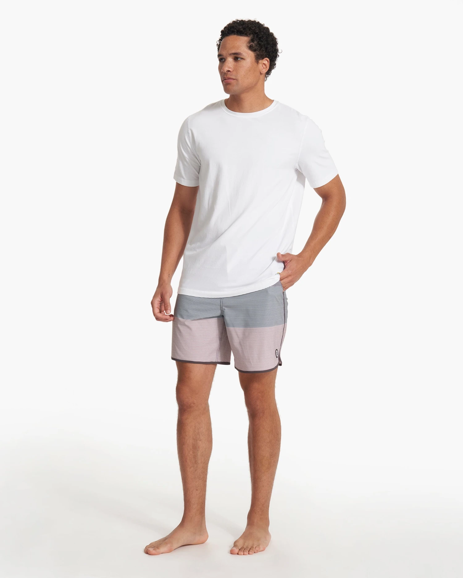 Cruise Boardshort | Plum Wave Stripe 5 Cruise Boardshort | Plum Wave Stripe - Image 5