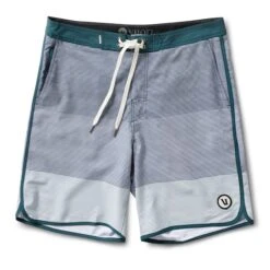 Cruise Boardshort | Steel Blue Wave Stripe