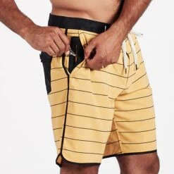 Cruise Boardshort | Saffron Stripe 8 Cruise Boardshort | Saffron Stripe -Vuori Clothing Store V314SFS 3