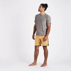 Cruise Boardshort | Saffron Stripe 9 Cruise Boardshort | Saffron Stripe -Vuori Clothing Store V314SFS 4