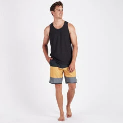 Cruise Boardshort | Saffron Wood Block 7 Cruise Boardshort | Saffron Wood Block -Vuori Clothing Store V314SWB 3
