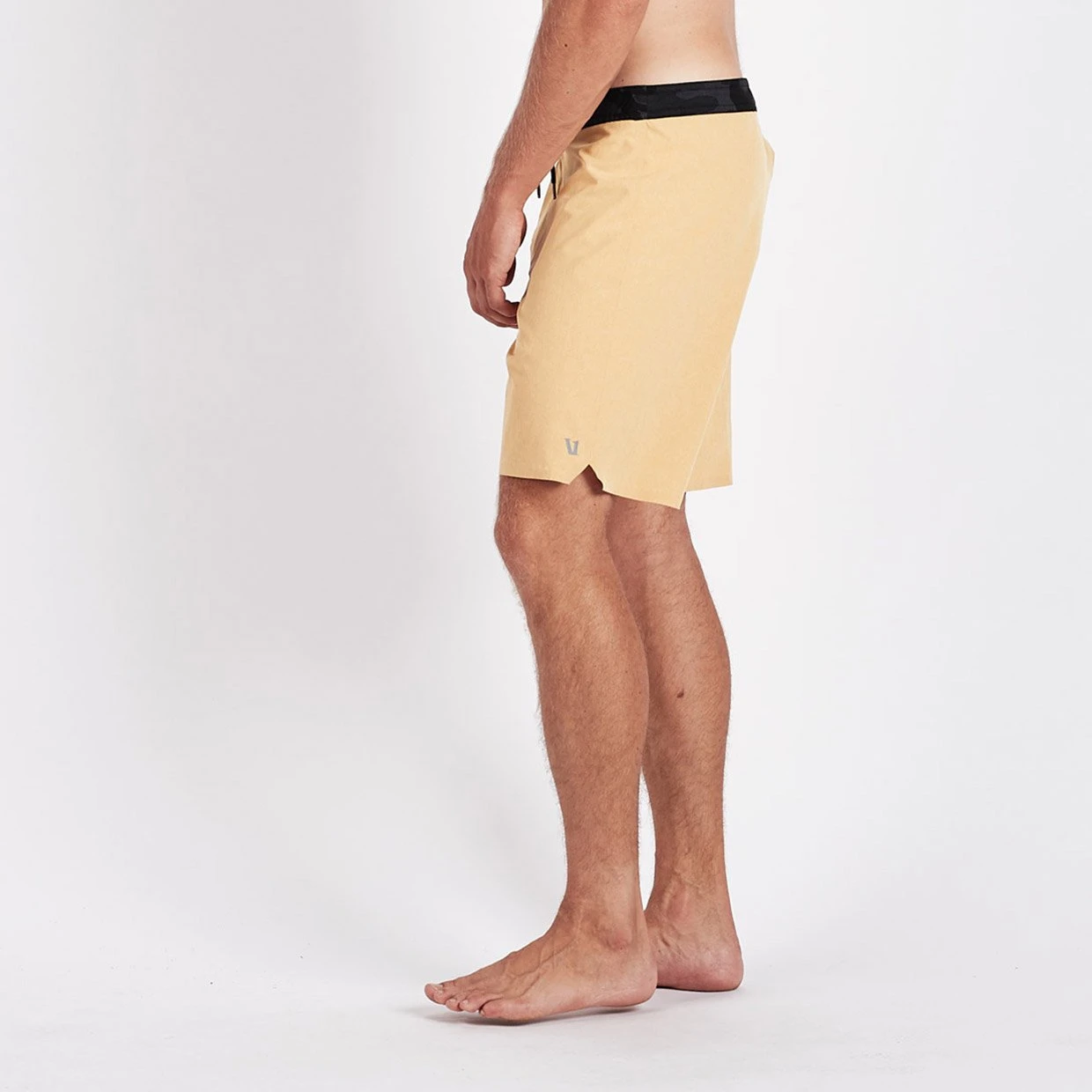 Sonic Seamless Boardshort | Saffron Linen Texture 2 Sonic Seamless Boardshort | Saffron Linen Texture - Image 2