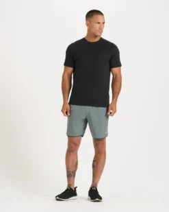 Banks Short | Beryl Linen Texture -Vuori Clothing Store V330BLT 4 357c49ff a8a8 4b63 828c 1b133209ebcf