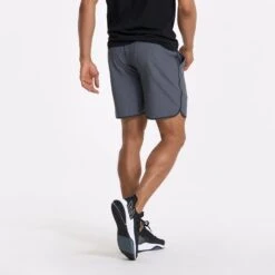 Banks Short | Engineered Charcoal Stripe -Vuori Clothing Store V330CEG 0288