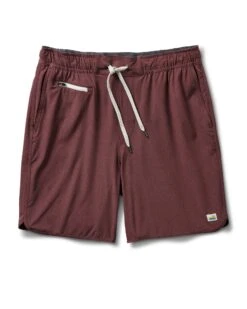 Banks Short | Chestnut Linen Texture