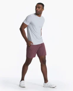 Banks Short | Chestnut Linen Texture -Vuori Clothing Store V330CTL 02417