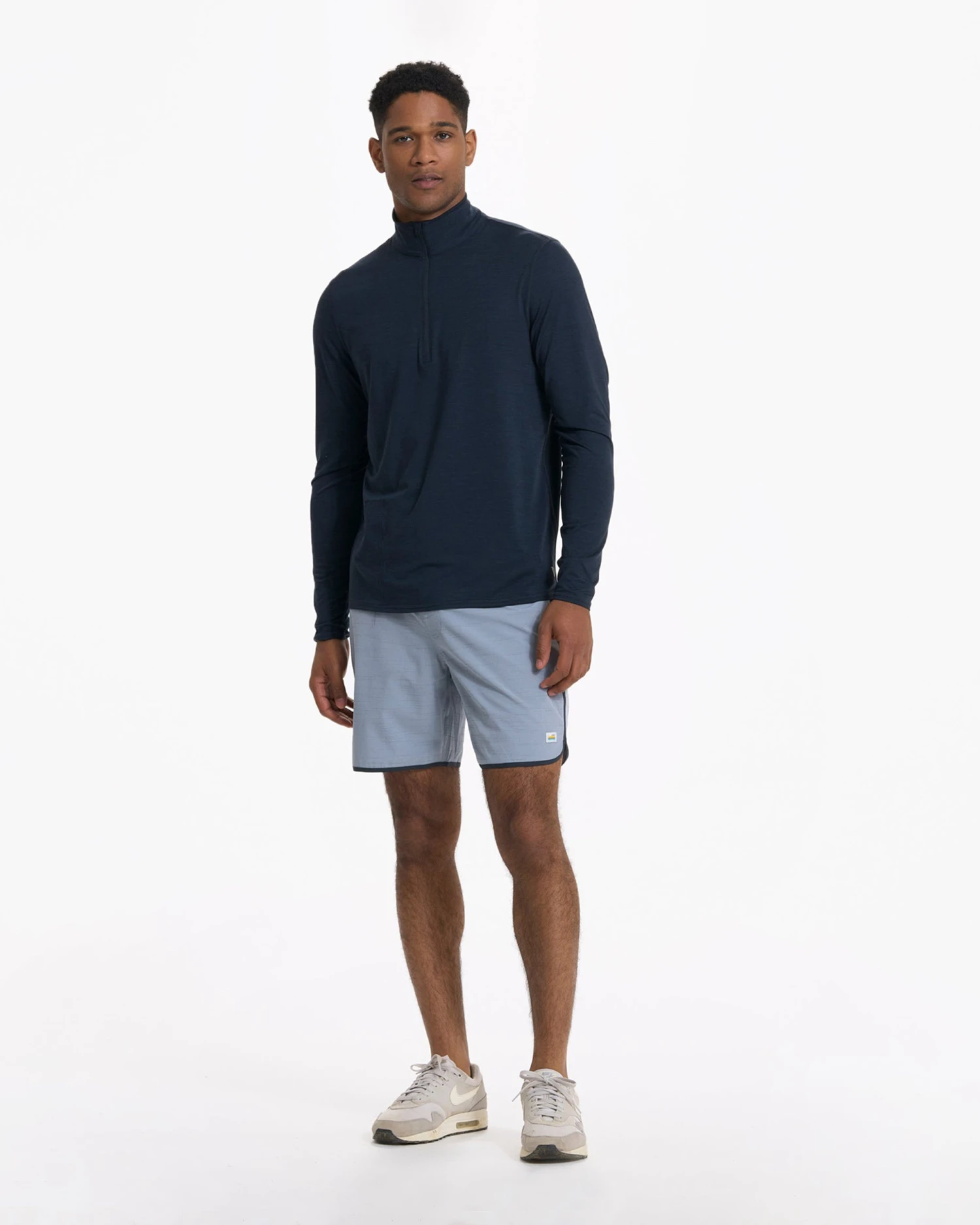 Banks Short | Light Cloud Slub Stripe 6 Banks Short | Light Cloud Slub Stripe - Image 6