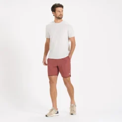 Banks Short | Red Clay Linen Texture -Vuori Clothing Store V330RLT 4 e5ca84f1 f30d 4812 924e 8f2aa06c4908