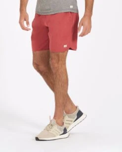 Banks Short | Redwood Linen Texture 6 Banks Short | Redwood Linen Texture -Vuori Clothing Store V330RWL 2