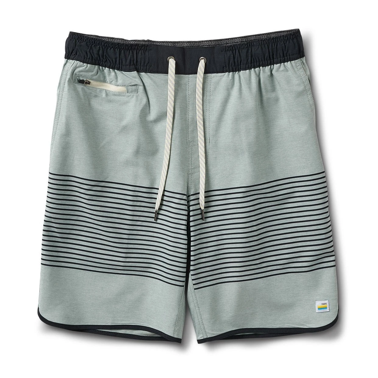 Banks Short | Sea Glass Linen Texture Stripe 1 Banks Short | Sea Glass Linen Texture Stripe