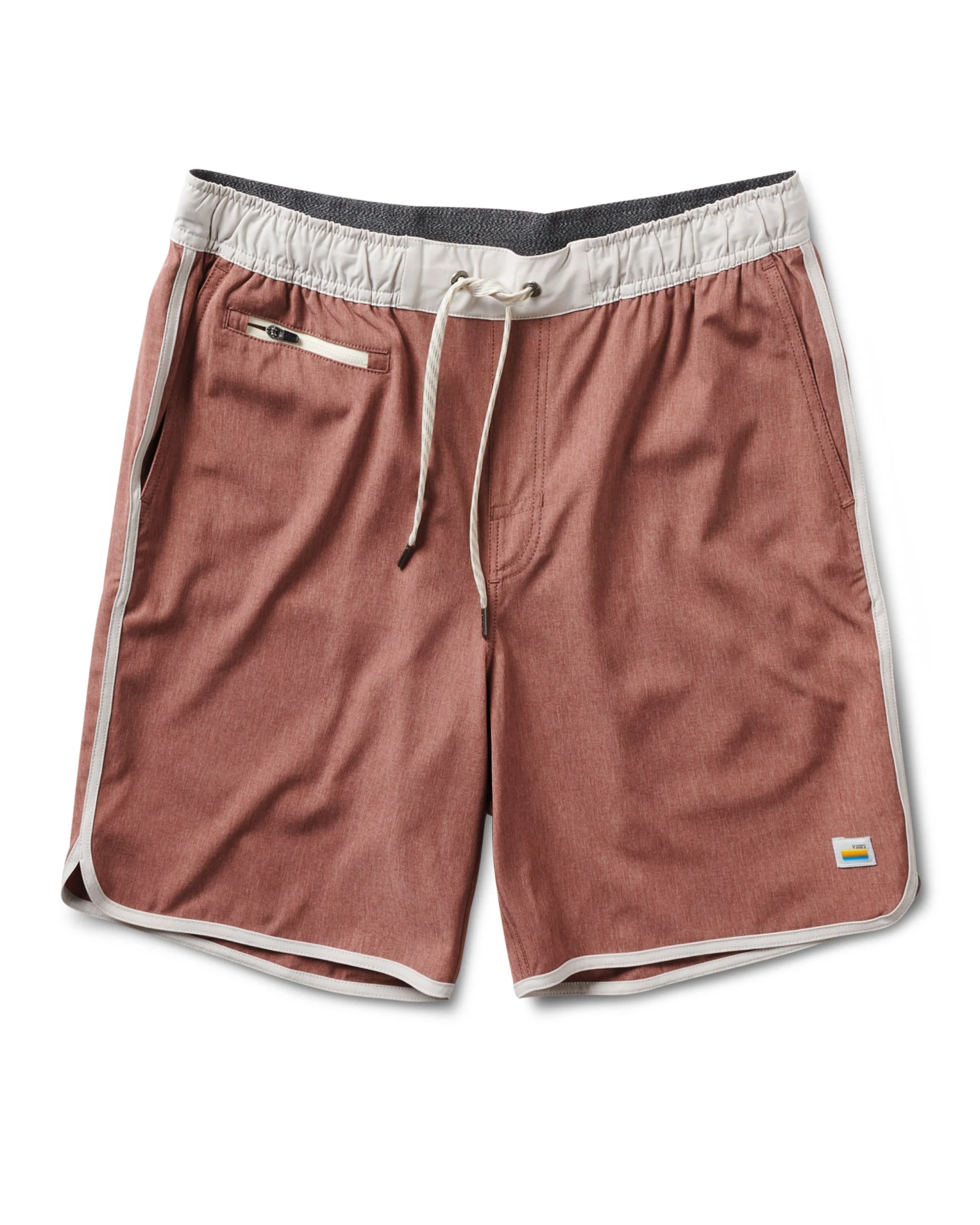 Banks Short | Terracotta Linen Texture 1 Banks Short | Terracotta Linen Texture