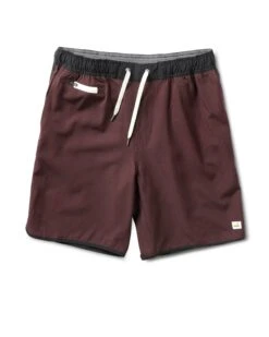 Banks Short | Oxblood Linen Texture