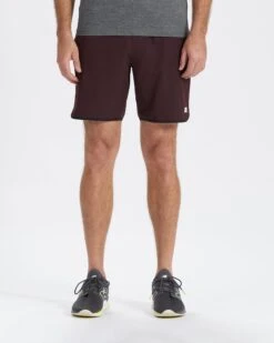 Banks Short | Oxblood Linen Texture 7 Banks Short | Oxblood Linen Texture -Vuori Clothing Store V330XLT 3